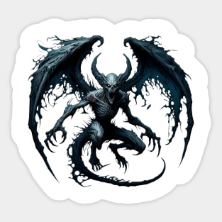 Winged demon Sticker